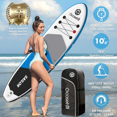 Goosehill Tribe Pro Touring Inflatable Paddle Board goosehill